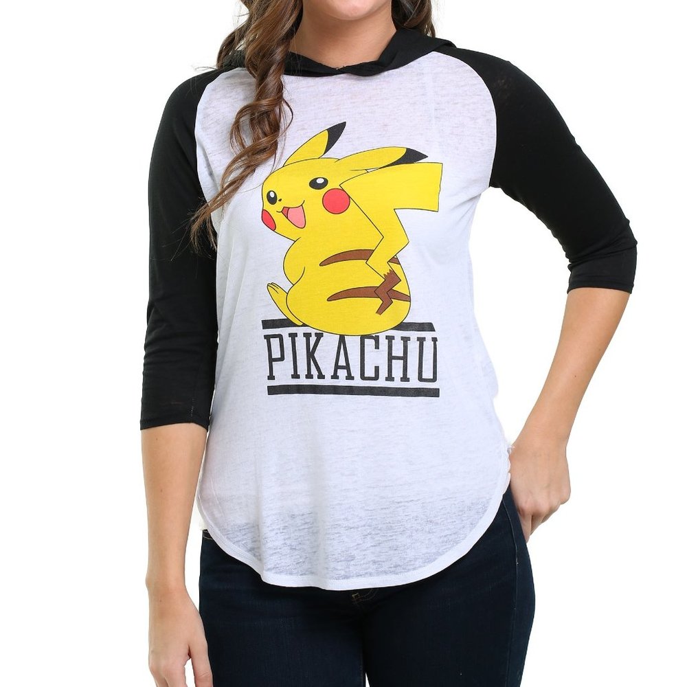 Camiseta 3/4 Pokemon Pikachu